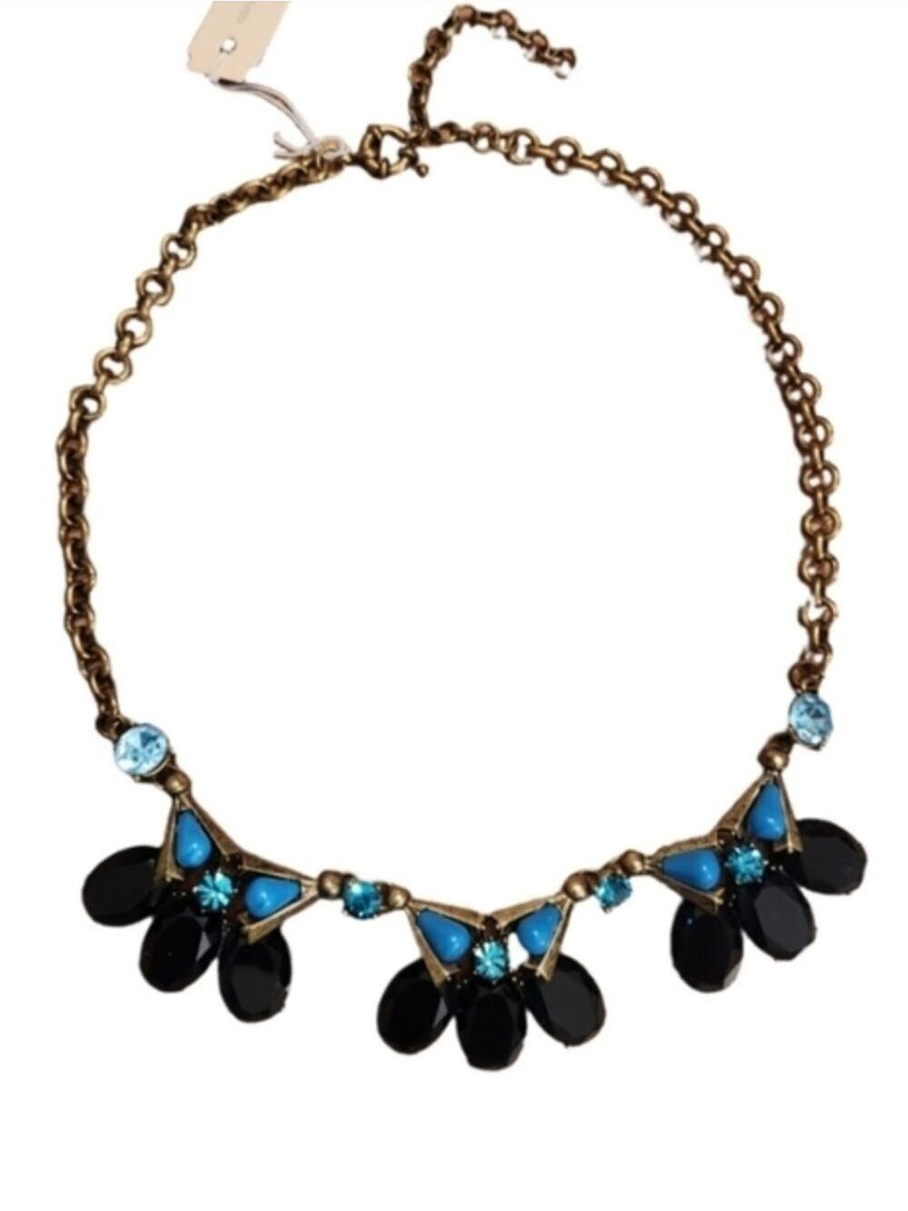 OLIVIA WELLES EMMA CLUSTER BIB STATEMENT NECKLACE NWT